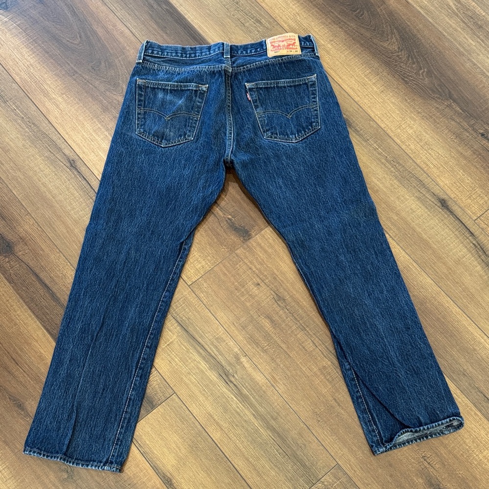 Levi's Men's Dark Blue Straight Jeans